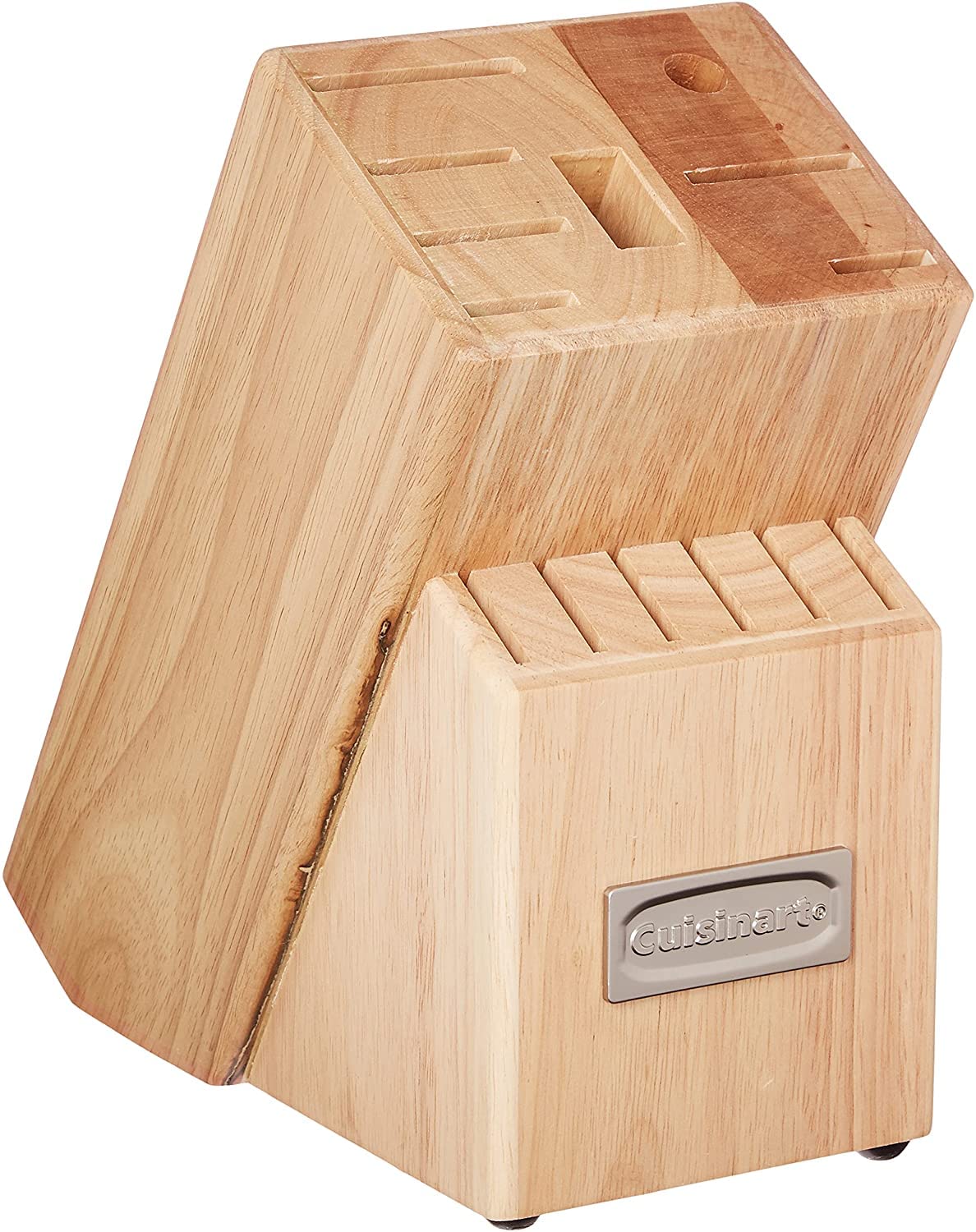 Cuisinart gros plan lame tranchante montrant précision de coupe