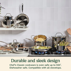 Cuisinart couvercle en verre Flavor Lock, permet surveiller cuisson