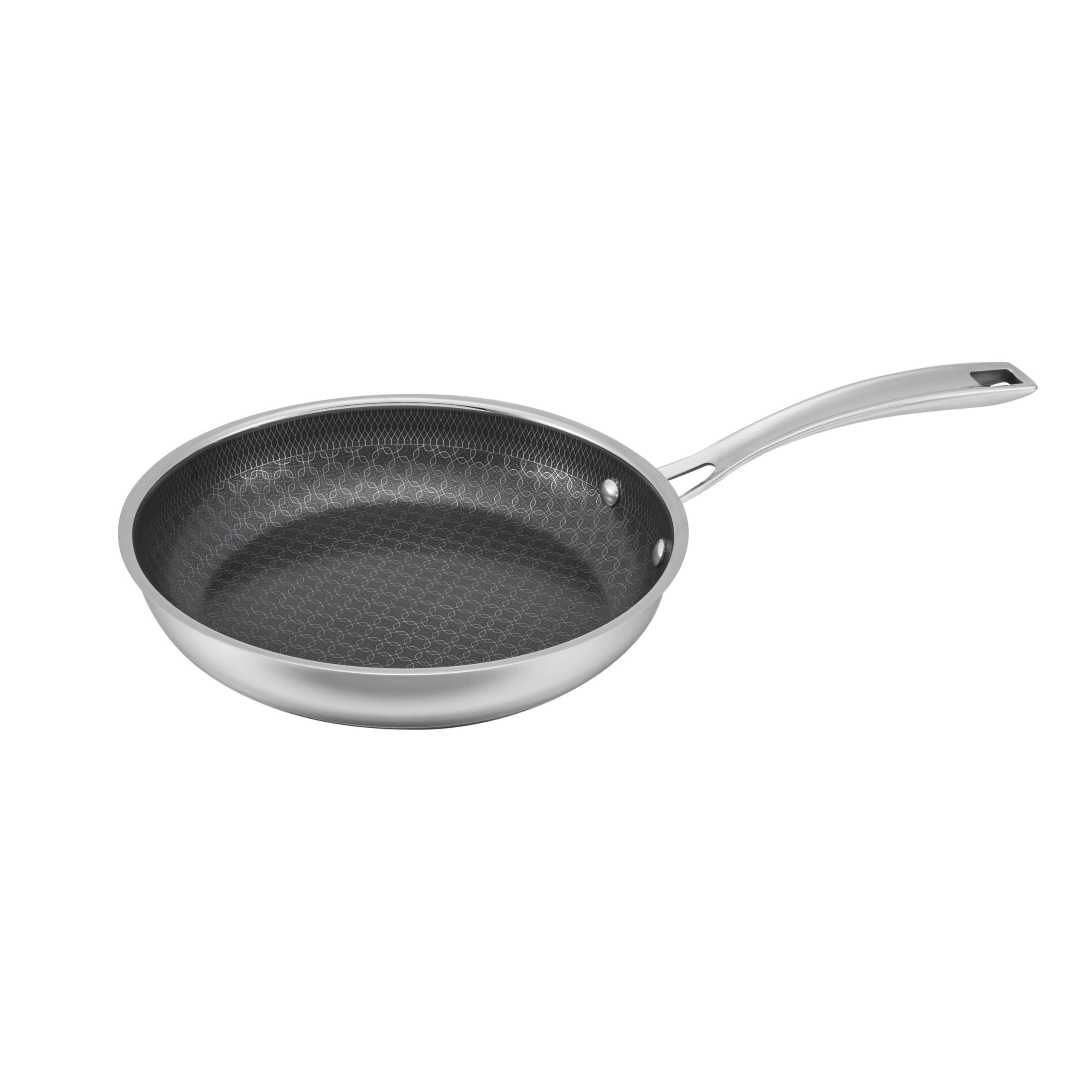 Cuisinart poêle FusionPlus face avant montrant finition inox et design polyvalent