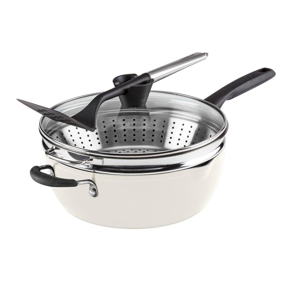 Cuisinart vue avant du coffret 4 pièces montrant polyvalence et rangement