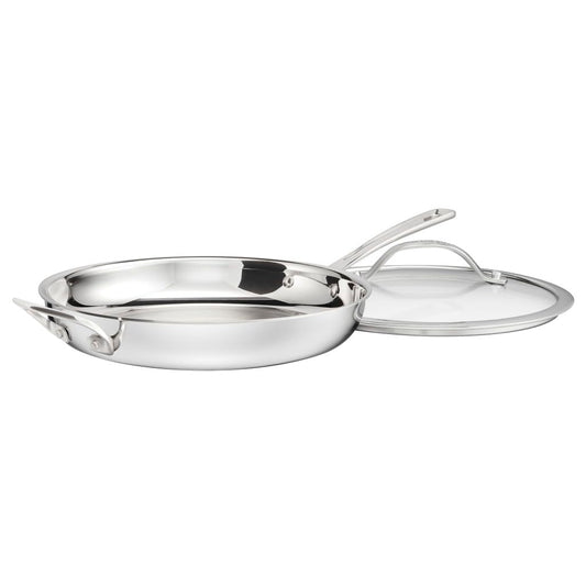 Cuisinart poêle face avant finition élégante et cuisson homogène
