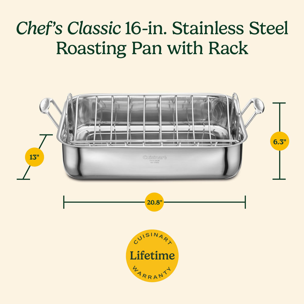 Cuisinart rôtissoire comparée à règle, dimensions claires pour épaisseur et longueur