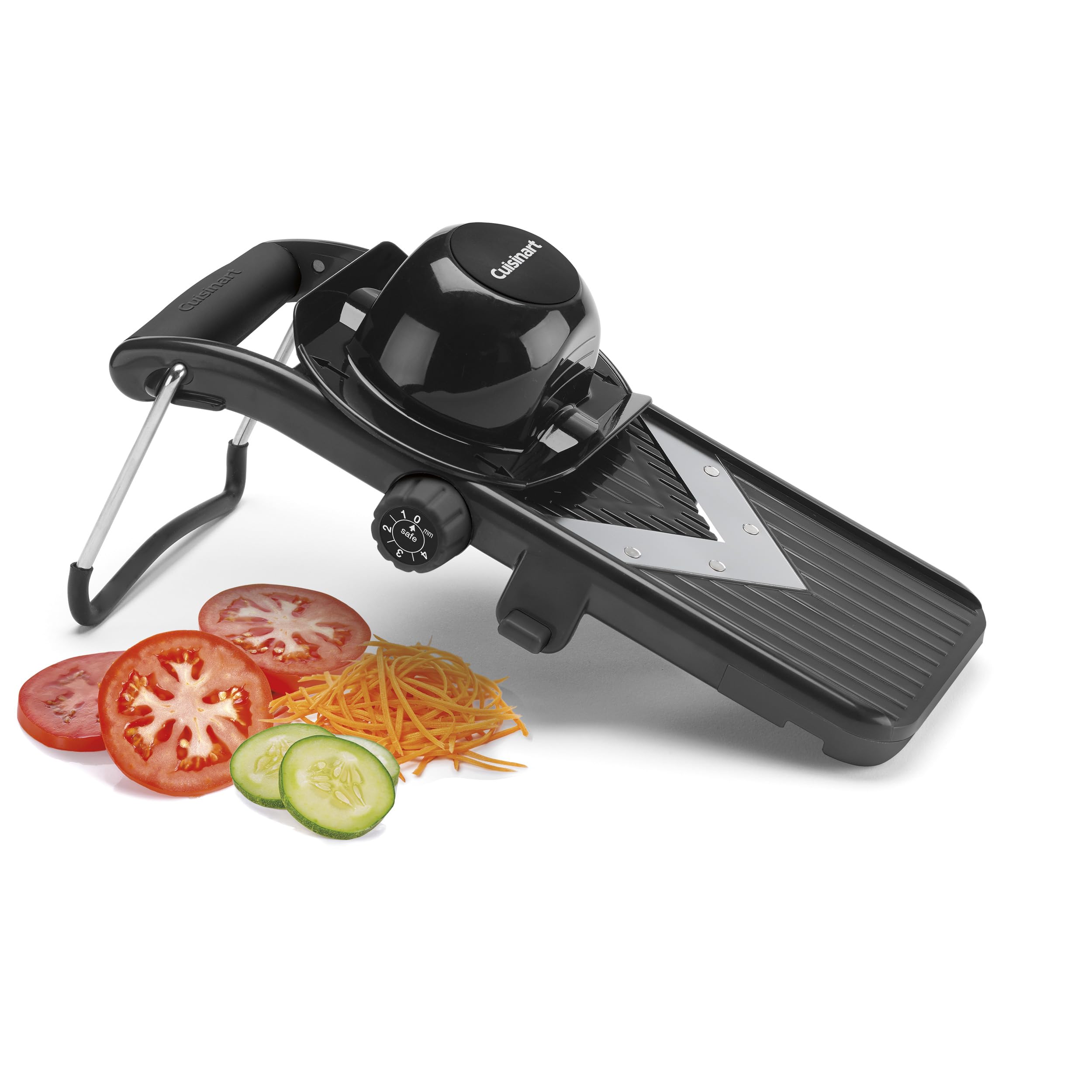 Cuisinart V-Blade pliée rangée dans un tiroir pour gain de place pratique