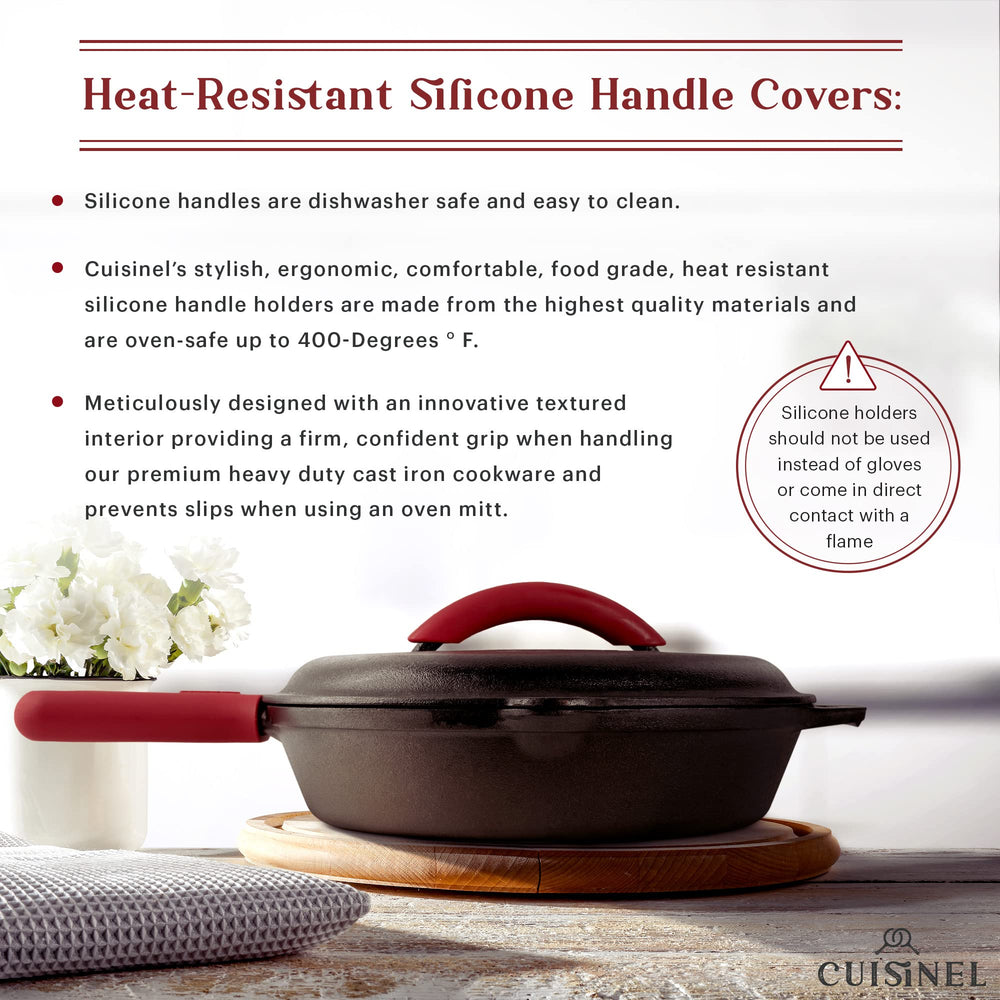 Cuisinel main avec protection silicone assurant prise sûre et confort