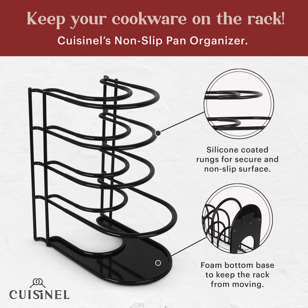 Cuisinel rangement horizontal pour couvercles et planches pratique