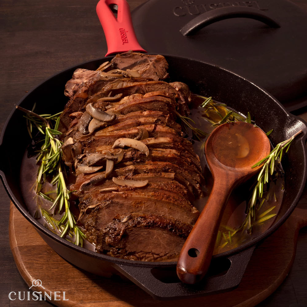 Cuisinel ensemble avec grattoir et protections silicone pour entretien facile