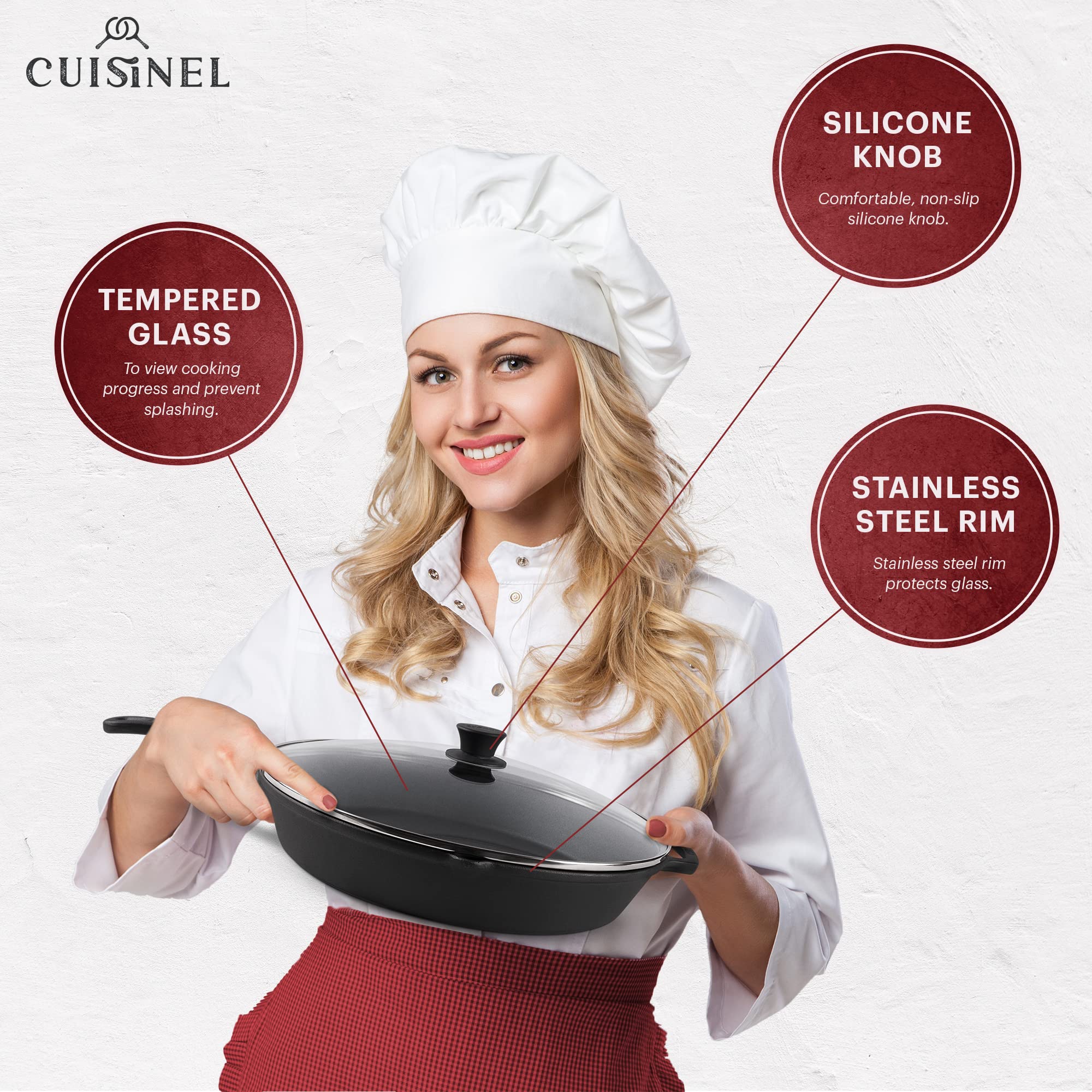 Cuisinel grattoir spécialisé pour fonte facilitant nettoyage sans abîmer