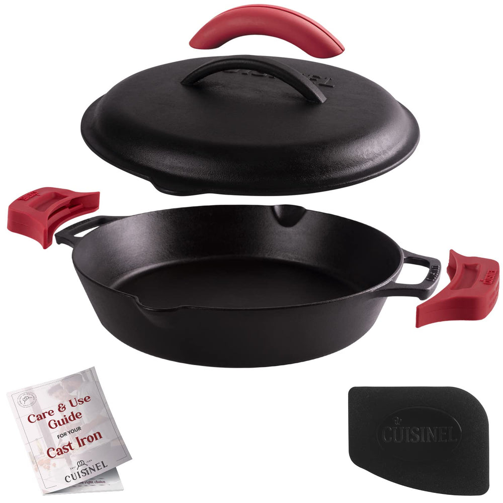 Accessoires Cuisinel incluant grattoir pour nettoyage et entretien facile