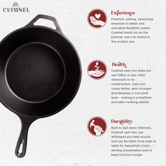 Cuisinel gros plan surface lisse pré-assaisonnée pour une cuisson homogène