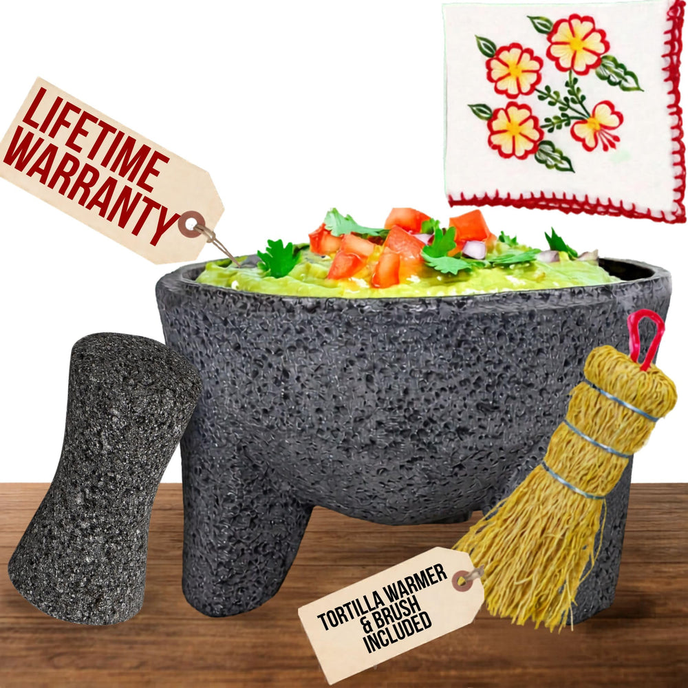Cuitáxi molcajete vue de face montrant emballage et authenticité produit
