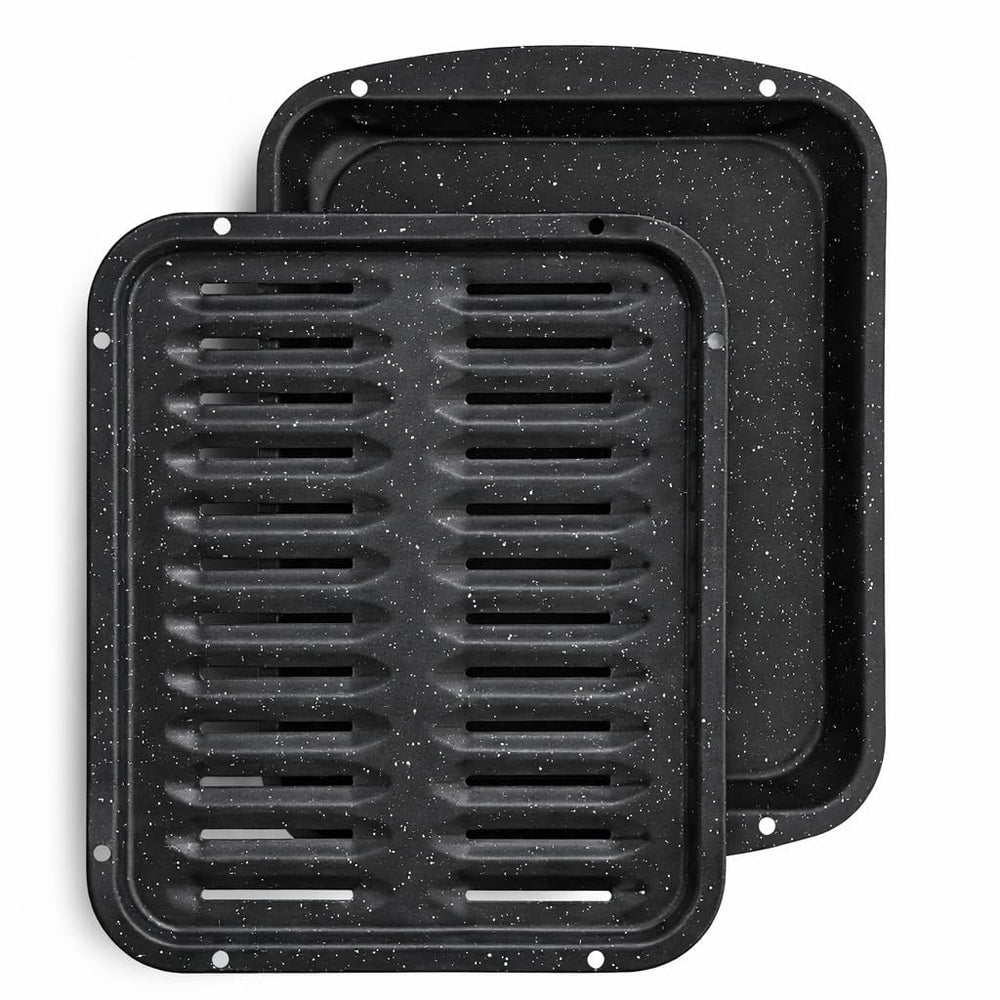 Image CULINARIN du plat à griller vu de face montrant la finition speckled et l'espace de cuisson