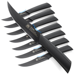 CuoCreate face avant de l'emballage montrant ensemble 8 couteaux, aspect premium
