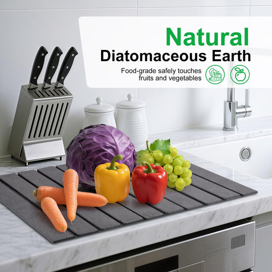 cuomaop gros plan texture terre de diatomée révèle absorption rapide