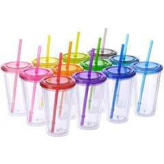 Cupture vue avant du lot de 12 couleurs, identifie facilement chaque verre