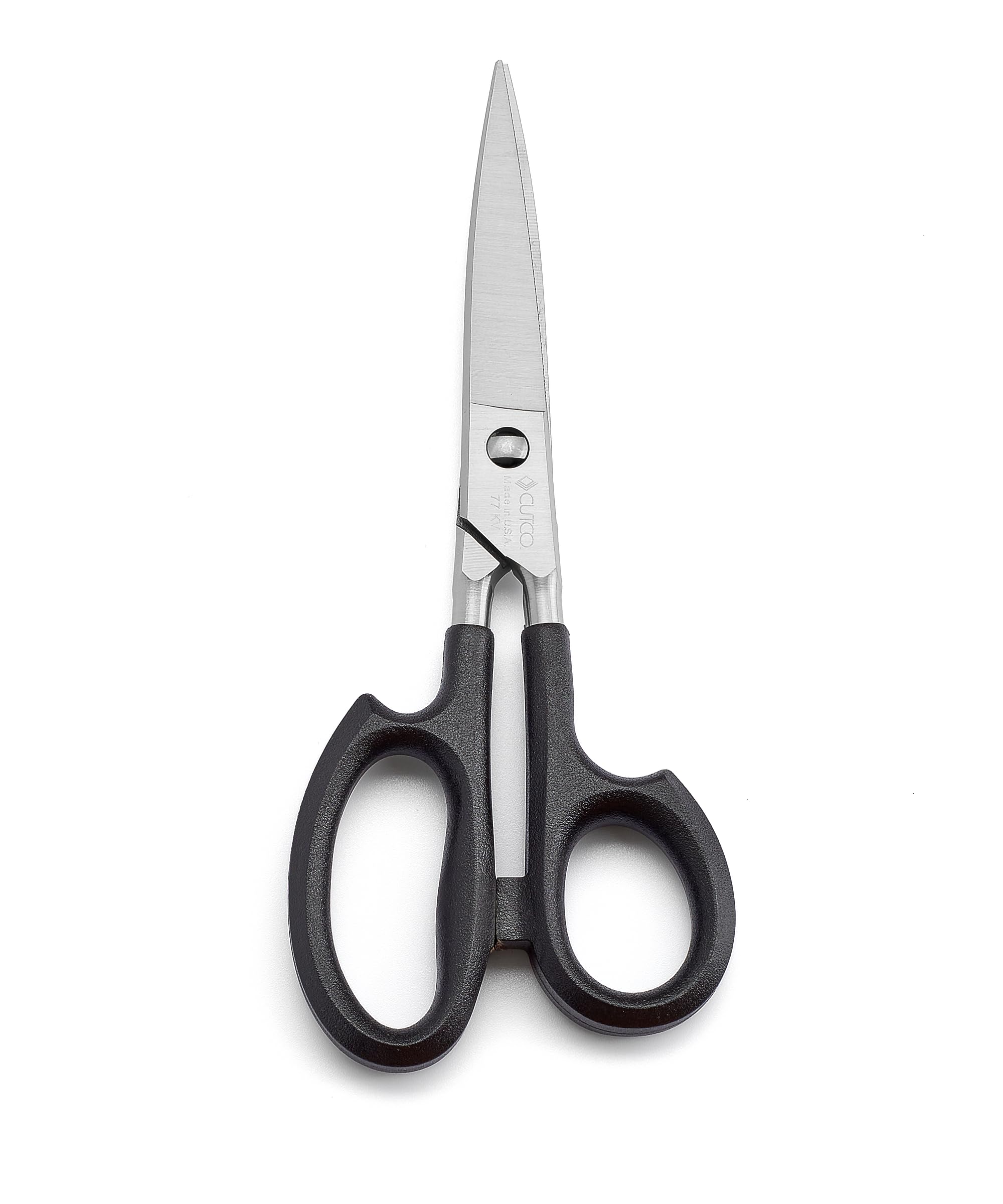 Cutco Super Shears #77 face avant noir montrant poignées ergonomiques et robustesse