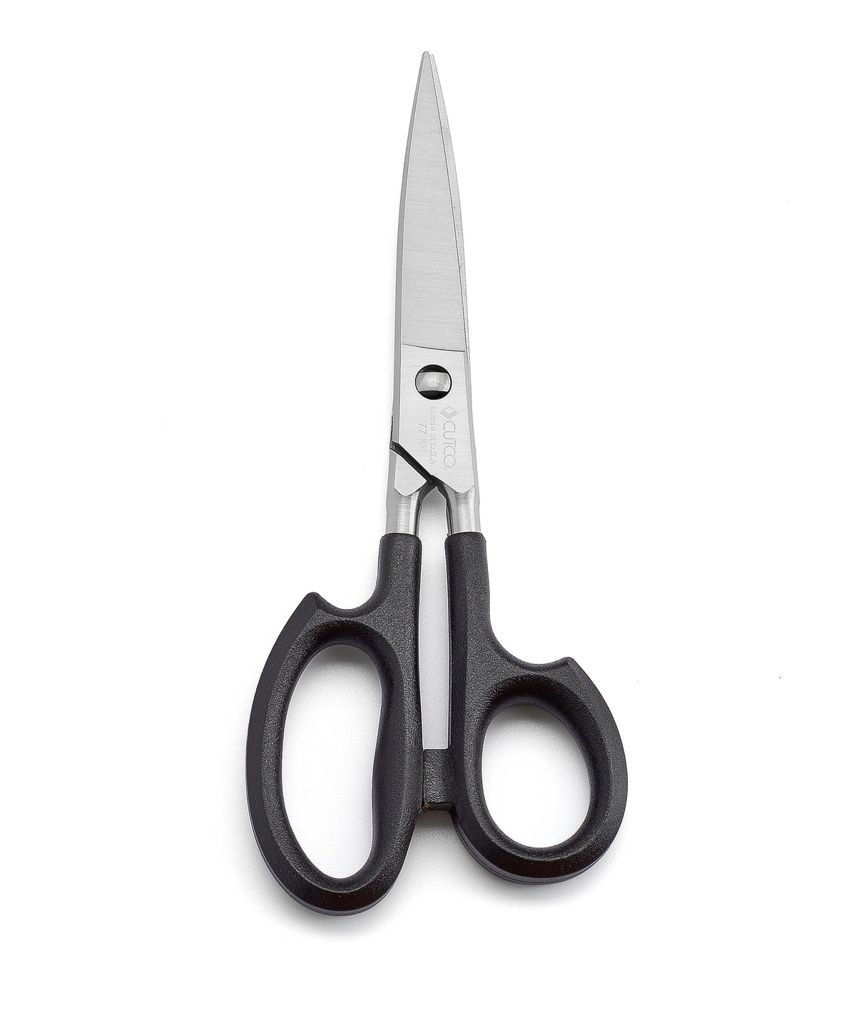 Cutco Super Shears #77 face avant noir montrant poignées ergonomiques et robustesse