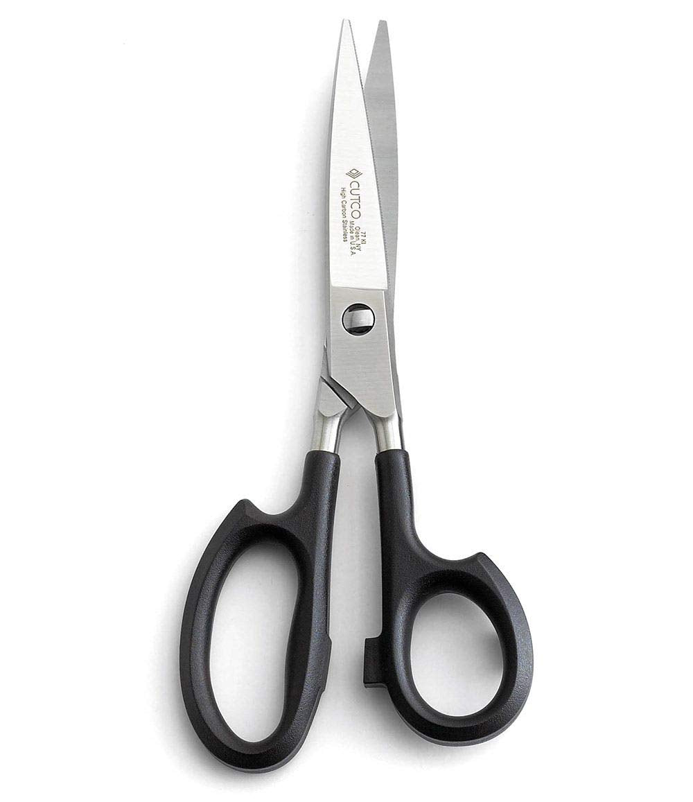 Cutco Super Shears 77 vue de face montrant la poignée ergonomique et la coupe précise