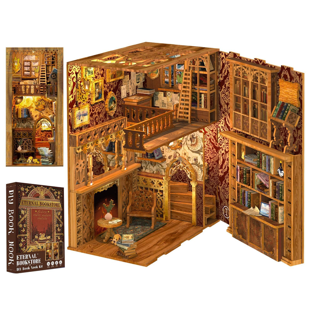 Cutefun book nook devanture librairie montrant l’ambiance cosy et décorative