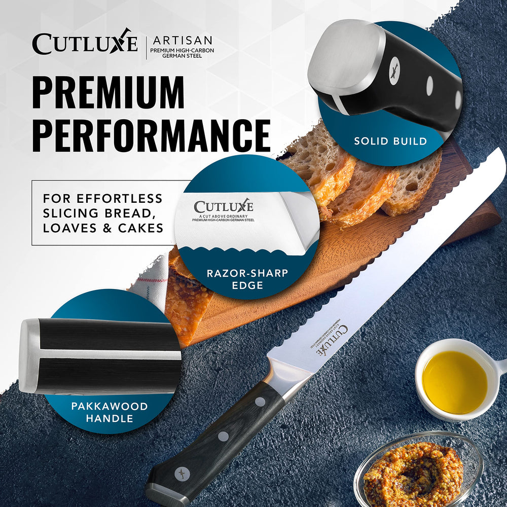 Cutluxe scène matinale avec pain tranché pour inspiration cuisine