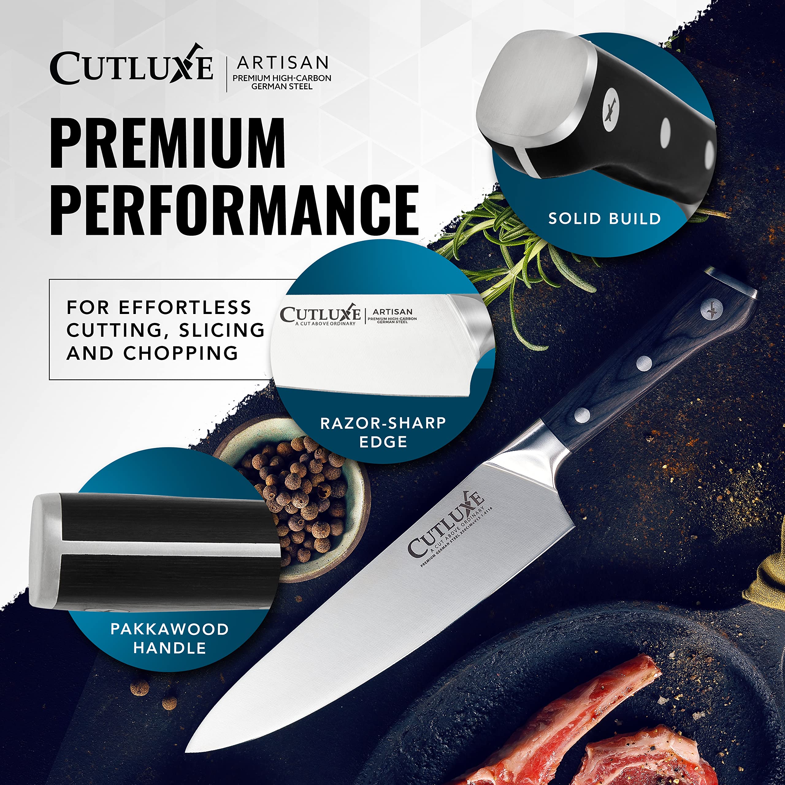 Cutluxe emballage boîte prêt à offrir, protection lors du transport