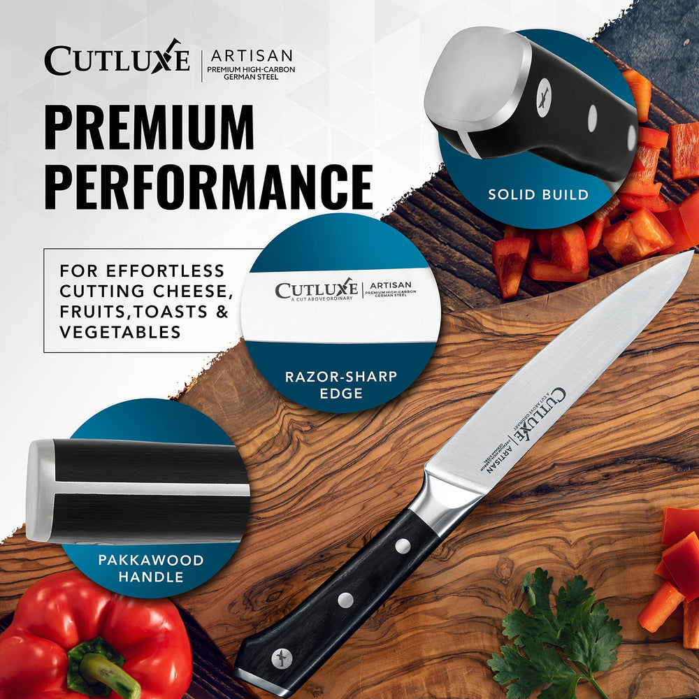 Cutluxe profil pleine soie montrant équilibre et stabilité
