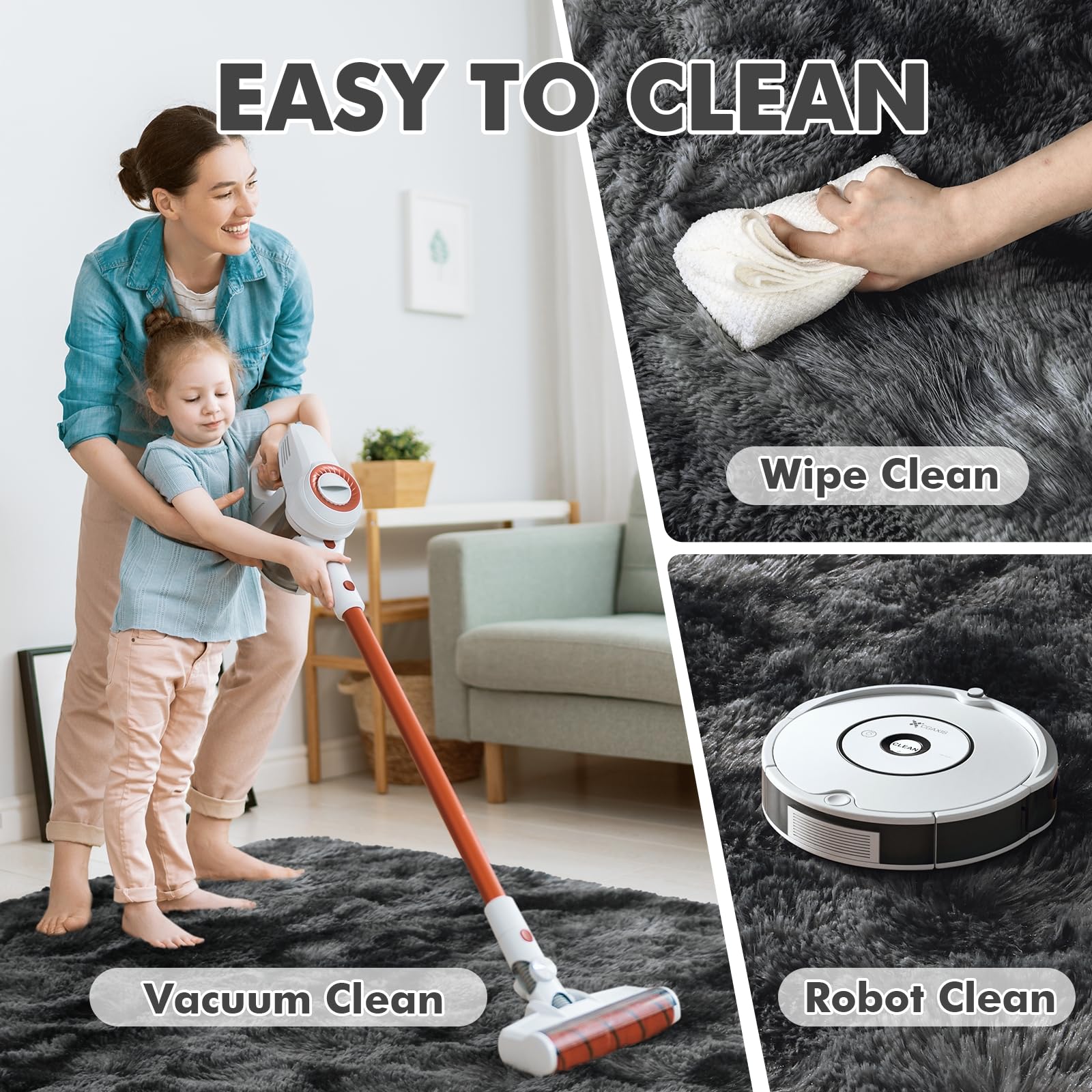 Cuzwlovita tapis utilisé par enfants offrant surface sûre et douce