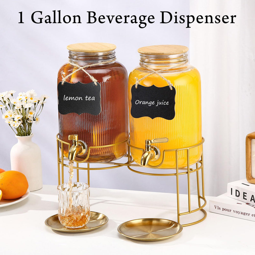 CYYKDA comparaison taille avec verre illustrant la capacité d'1 gallon