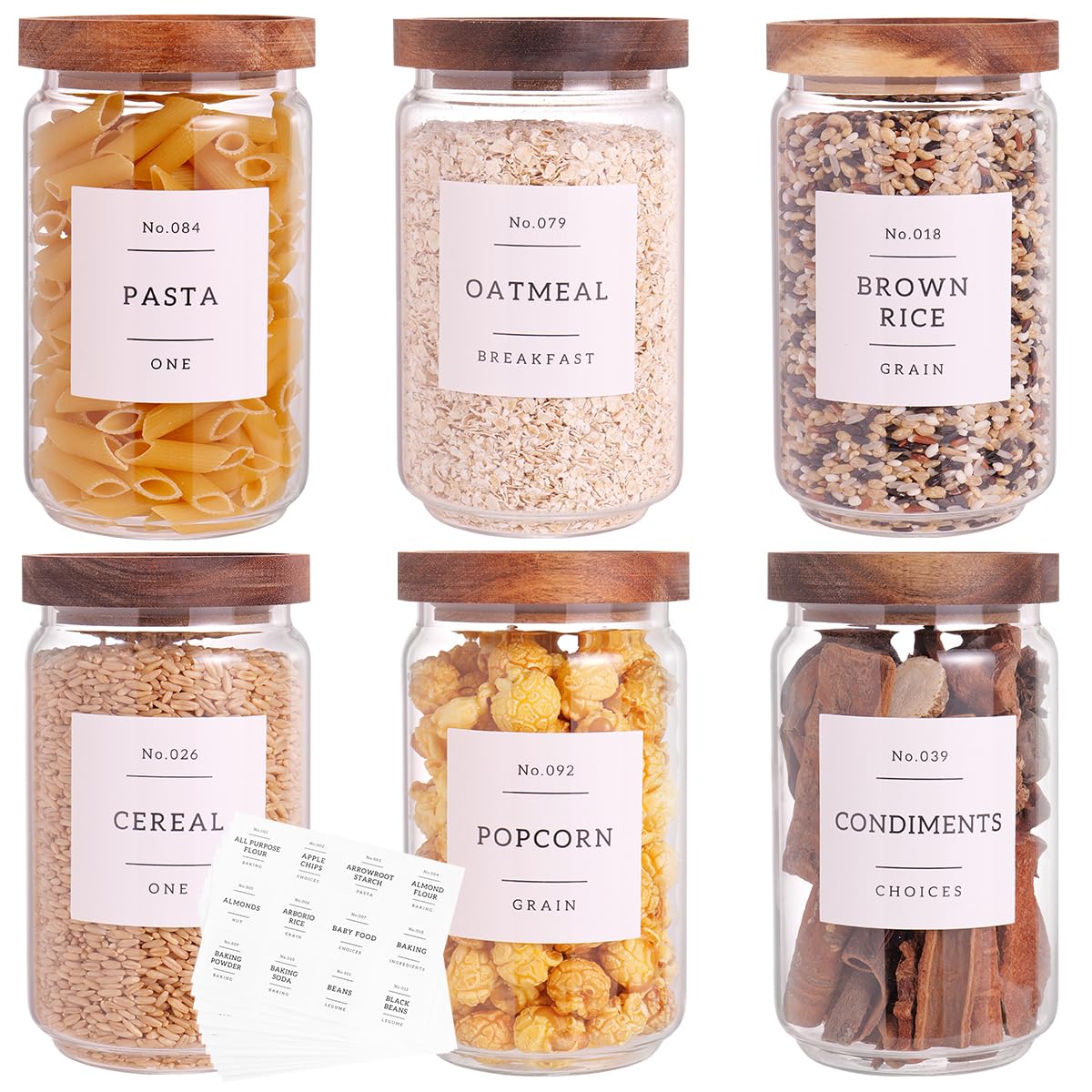 CZZGSM bocal en verre avant packaging montrant la transparence et l'esthétique