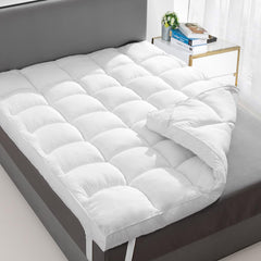 D & G THE DUCK AND GOOSE CO surmatelas queen posé, apparence moelleuse et confort immédiat