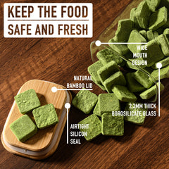 D2scrma bocal en usage sur plan de travail conservant café et ingrédients frais