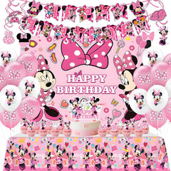 DaeSichi face de l'emballage du kit anniversaire Minnie montrant contenu et couleurs ludiques
