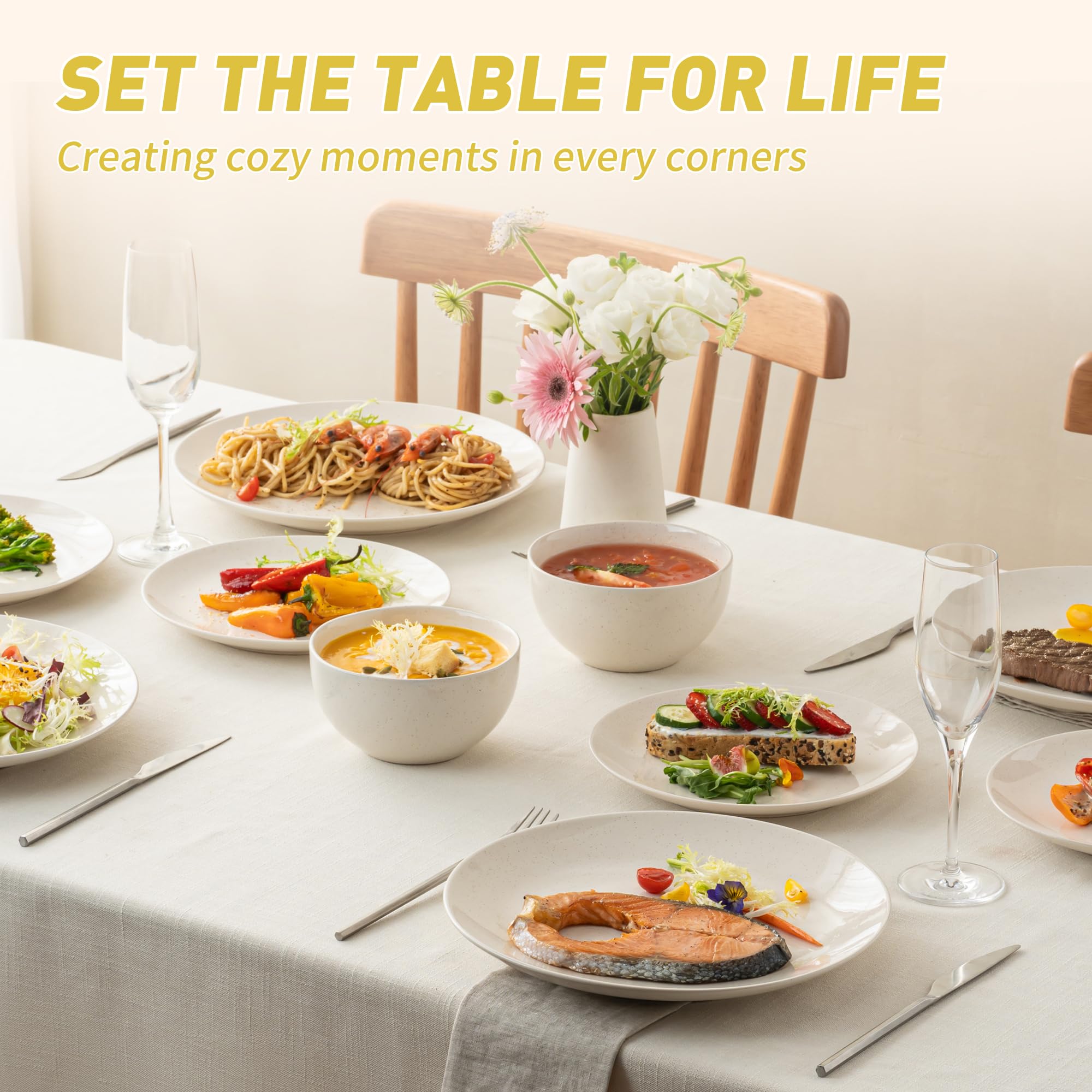 Dafuceramic comparaison de taille montrant dimensions assiettes et bols