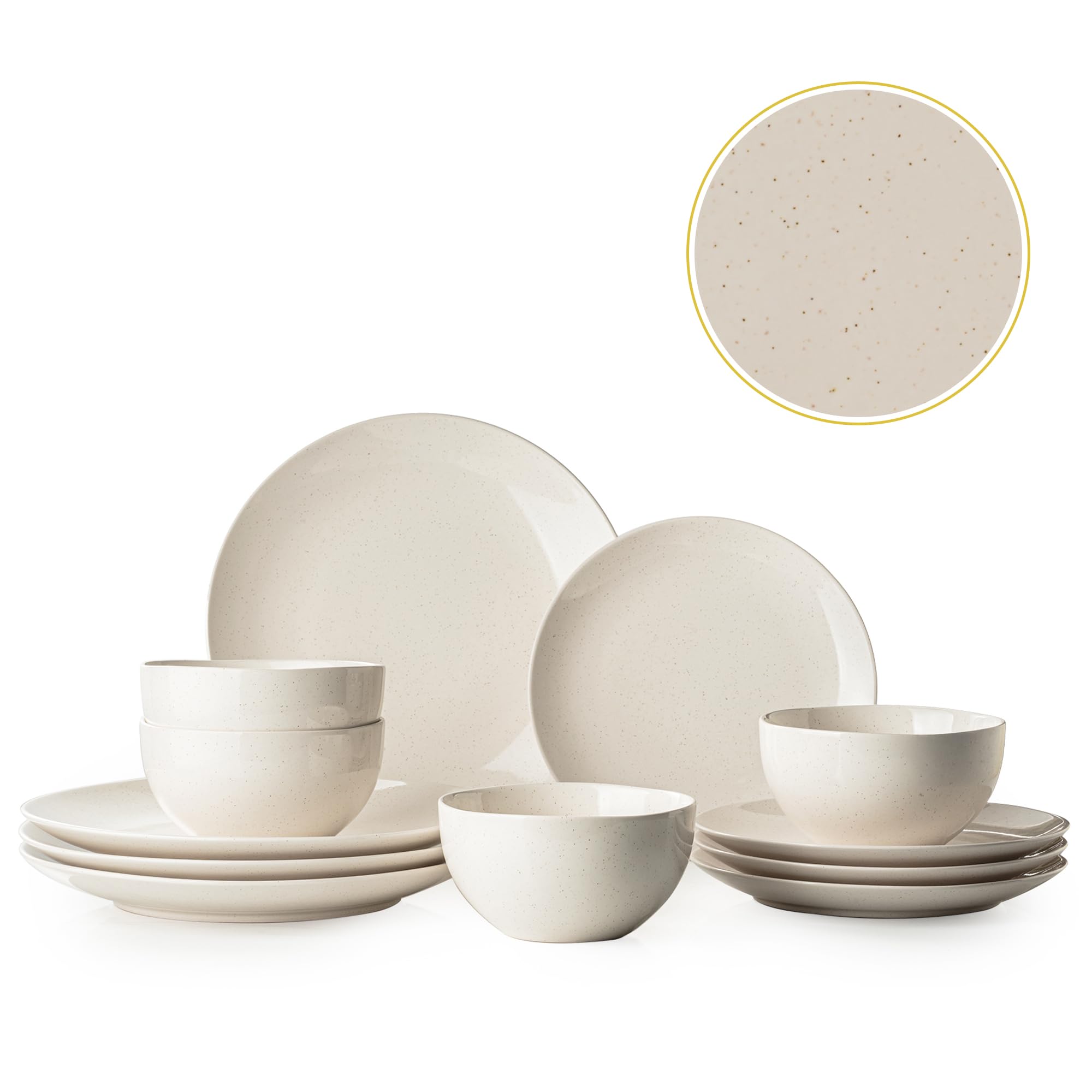 Dafuceramic vue avant du service blanc montrant design épuré et utilité