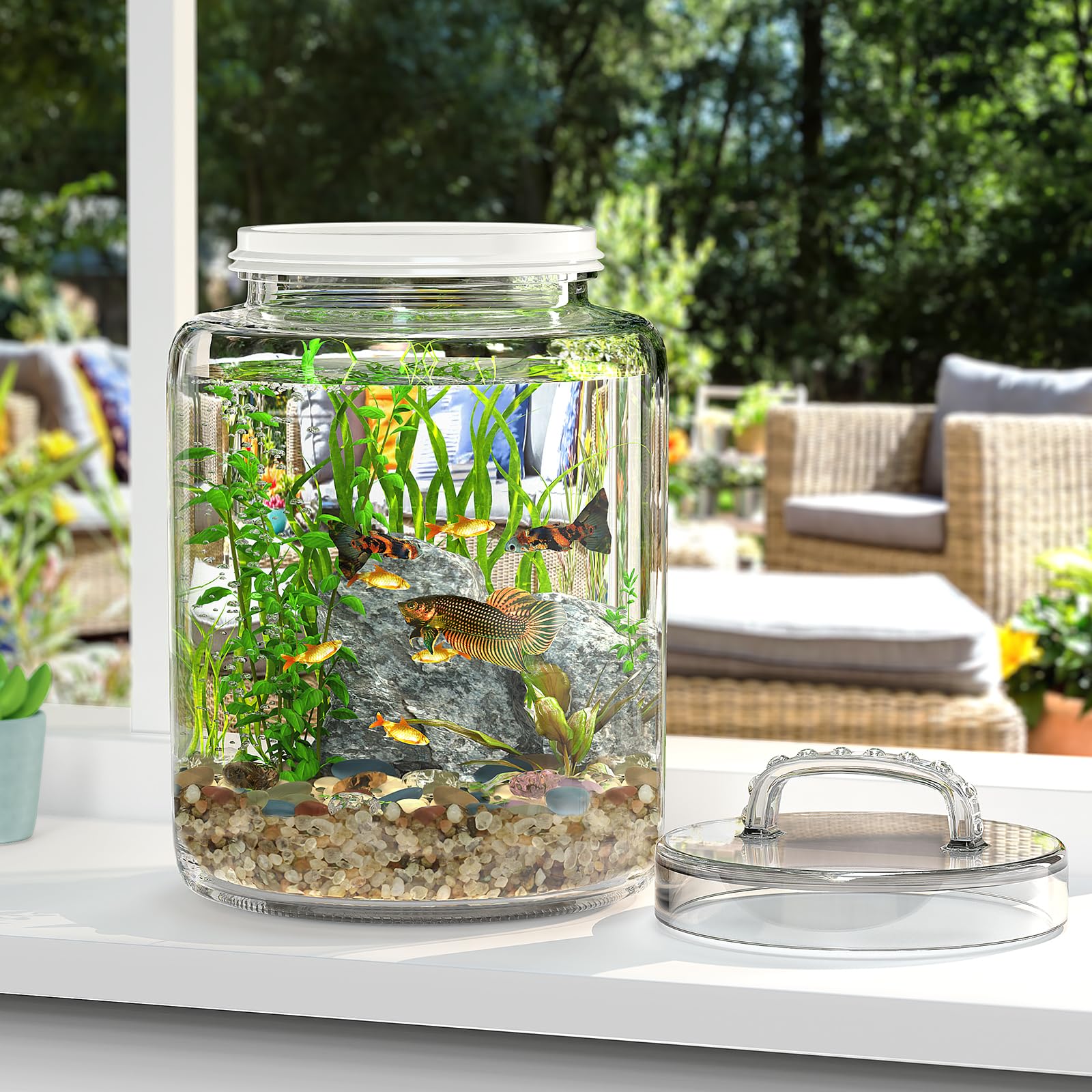 Daitouge couvercle avec poignée facilitant l'ouverture et la manipulation