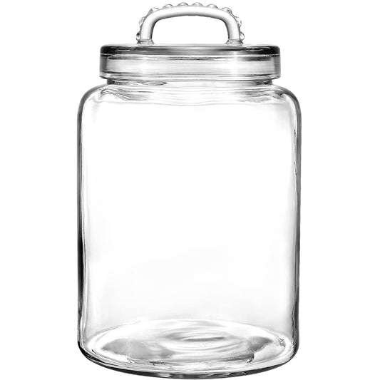 Daitouge bocal en verre vu de face, design clair et gain de rangement
