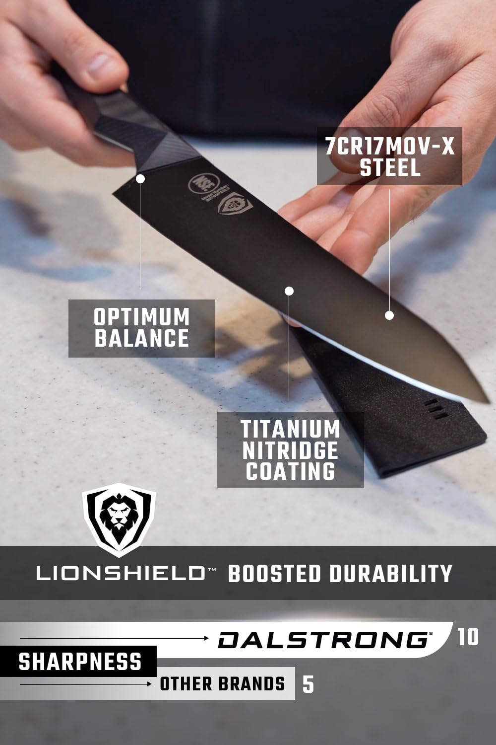 Dalstrong emballage avec gaine protection prêt à offrir