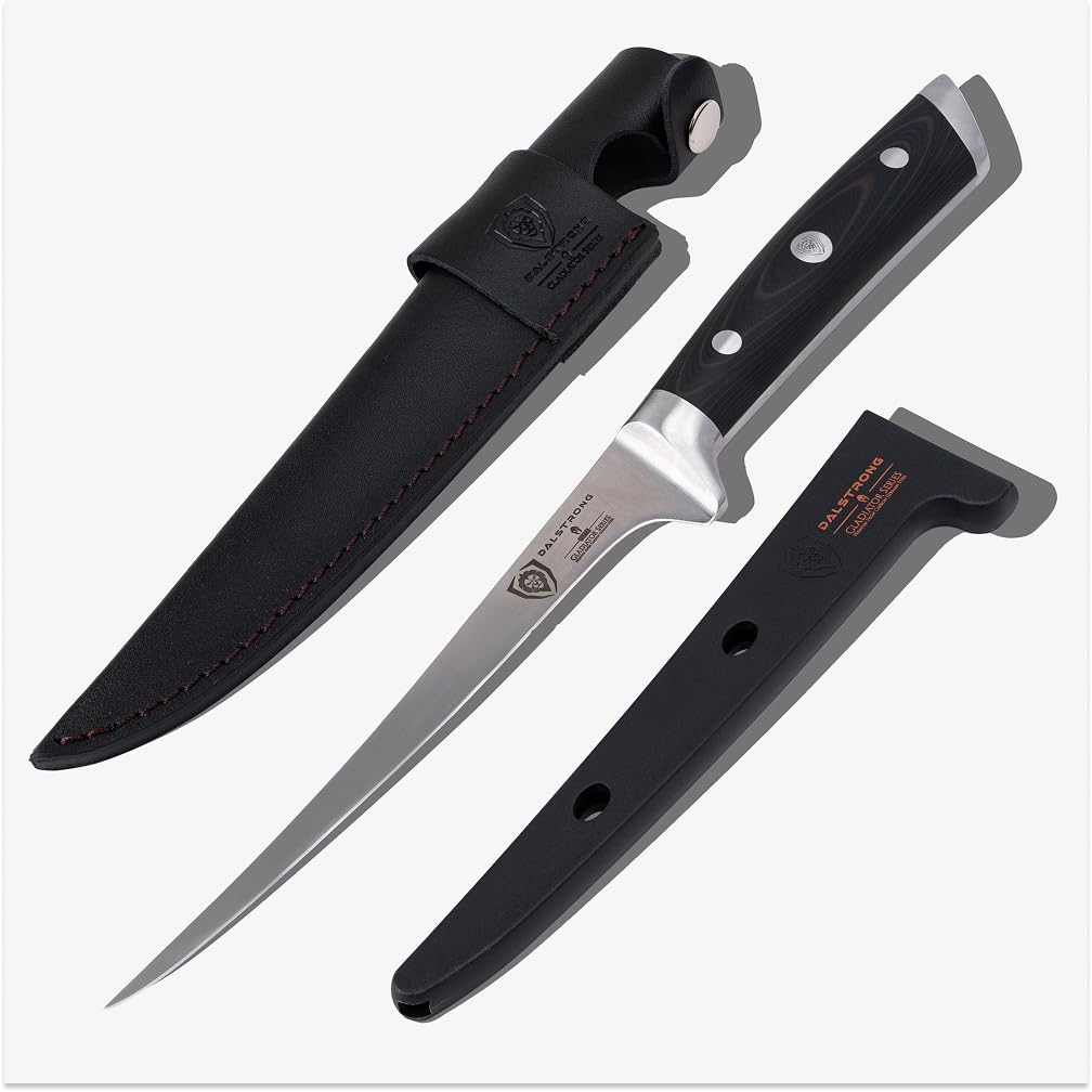 Dalstrong couteau à fileter vue avant montrant design et équilibre