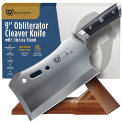 Dalstrong Obliterator face avant montrant la lame robuste et polyvalence