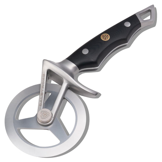 Dalstrong Orbit Razor vue de face montrant la roue et le design tri-branches, coupe précise