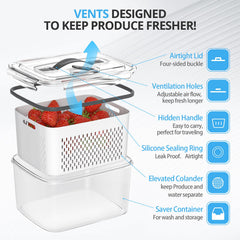 damynuo couvercle avec système de ventilation réglable pour conservation optimale