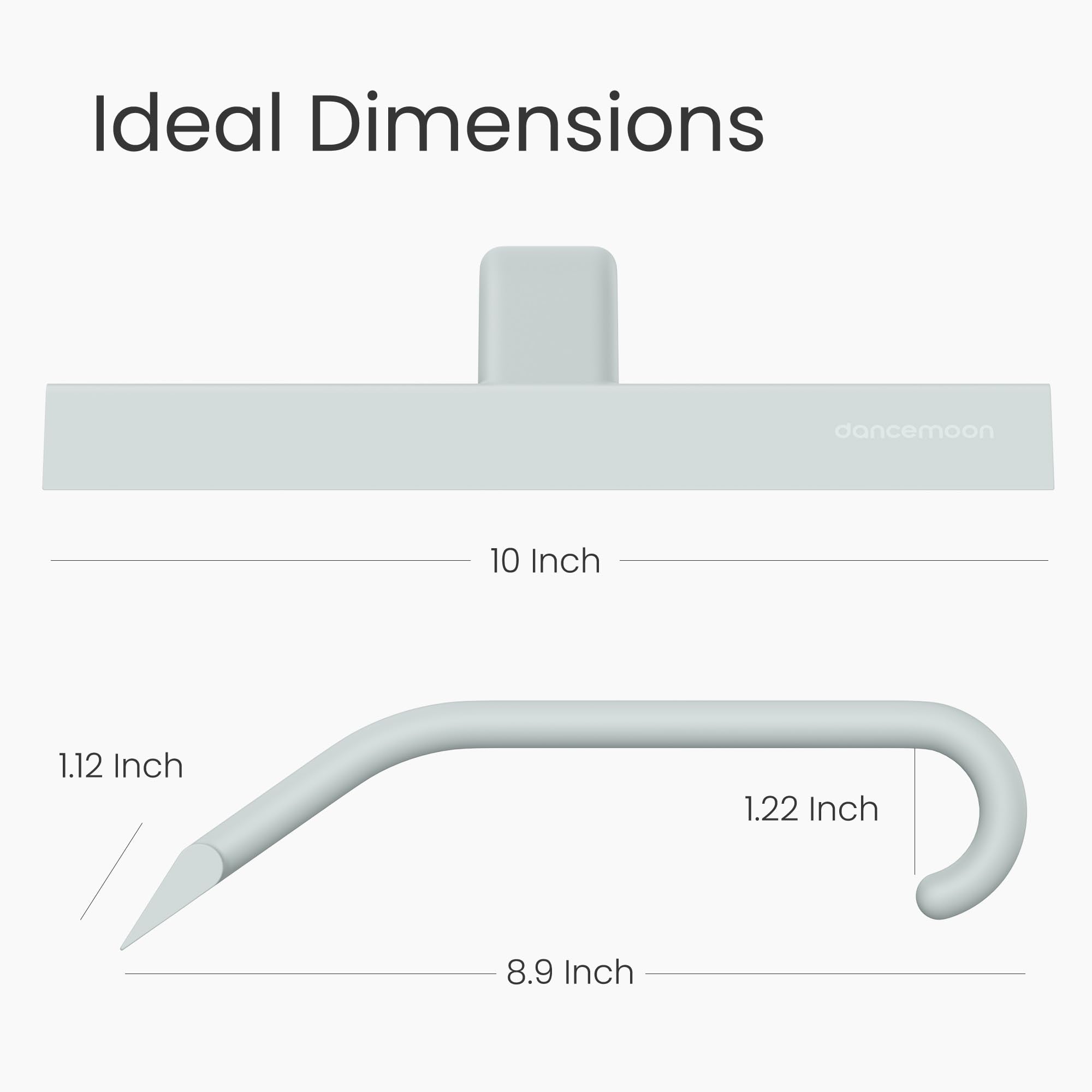 dancemoon à côté d'une règle montre dimensions 10 pouces bénéfice vision exacte de la taille