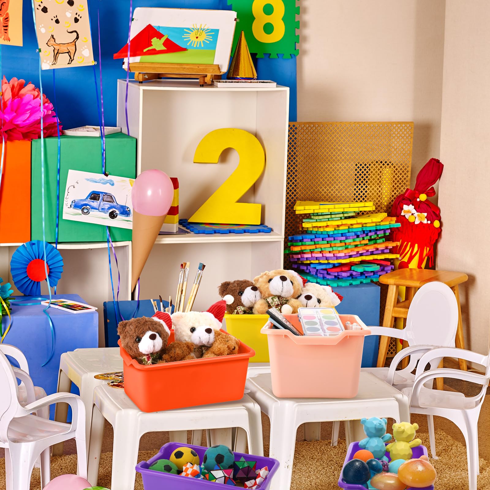 Dandat scène de classe organisée montrant gain de place pratique