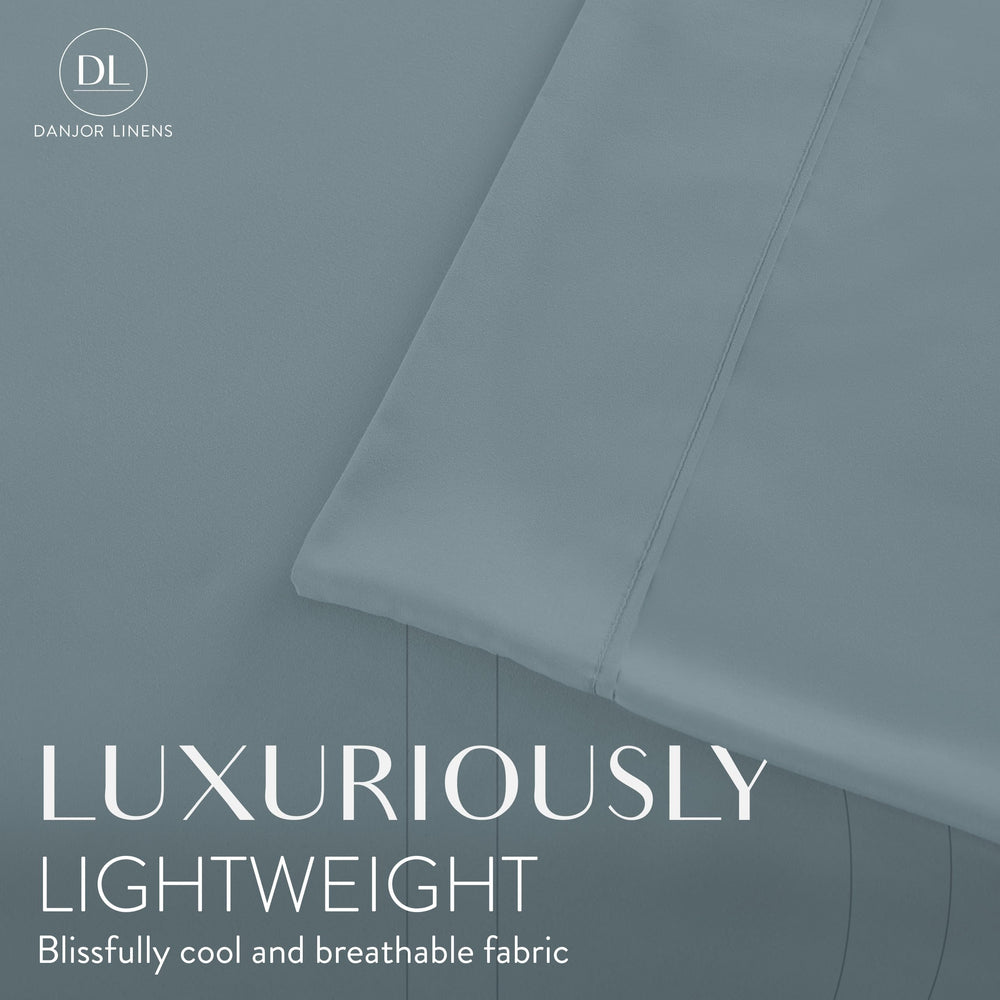 Danjor Linens drap-housse ajusté avec poches profondes pour maintien du matelas