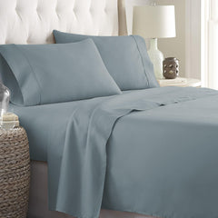 Danjor Linens face avant de l'emballage montrant ensemble spa blue, style professionnel