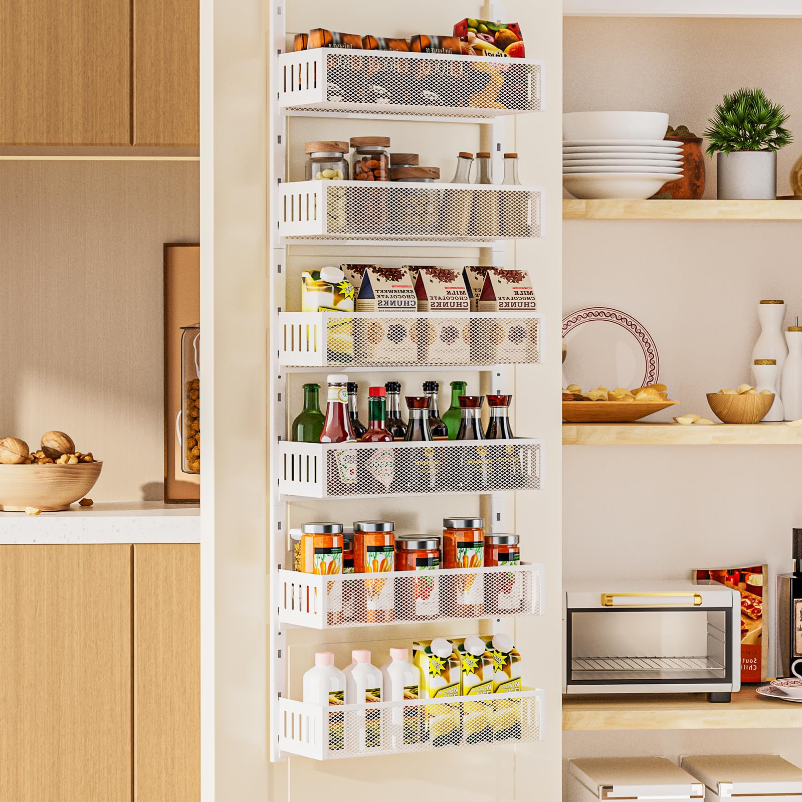 DAOTENGQL vue avant du rangement sur porte pour organisation optimale