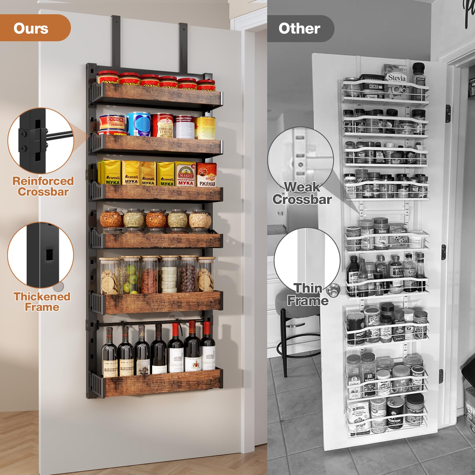 DAOTENGQL paniers surdimensionnés accueillant grandes bouteilles