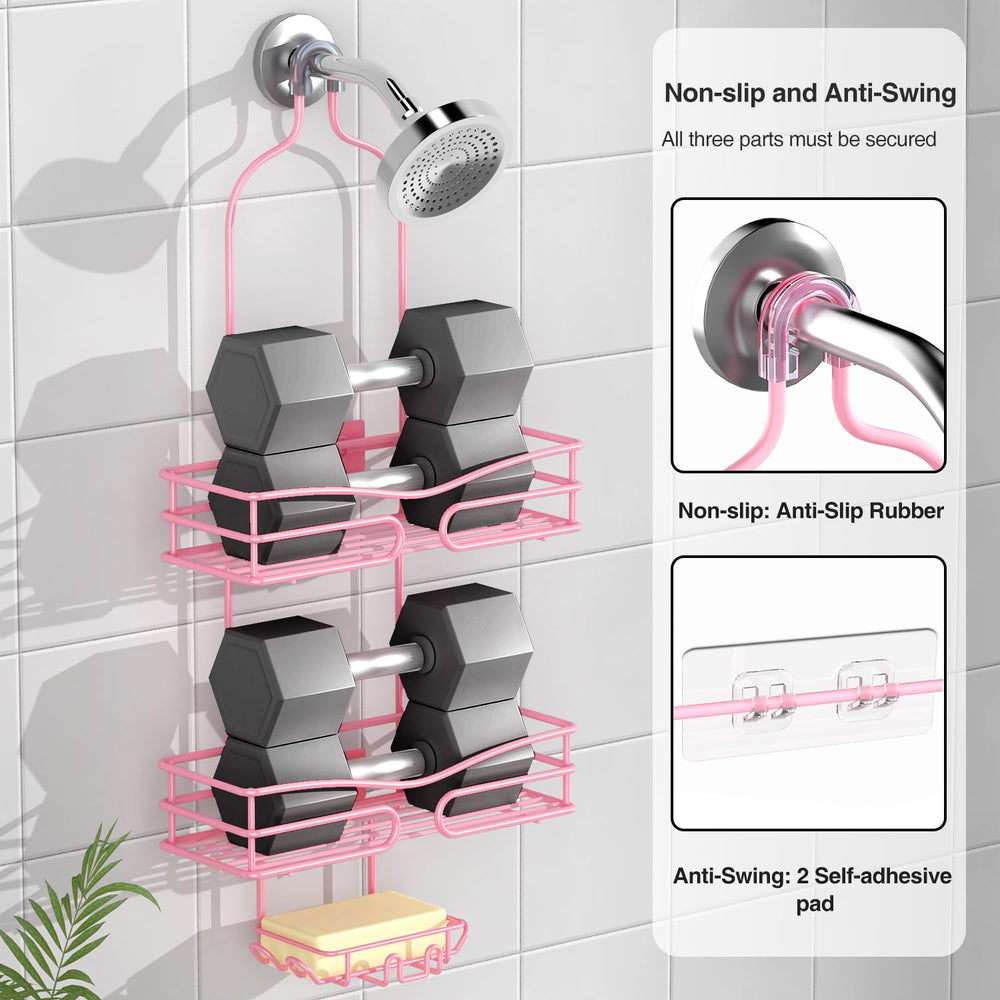 DAOYA six crochets montrant suspension pratique de serviettes et rasoirs