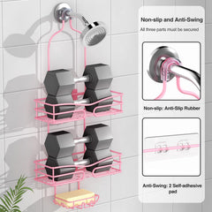 DAOYA six crochets montrant suspension pratique de serviettes et rasoirs