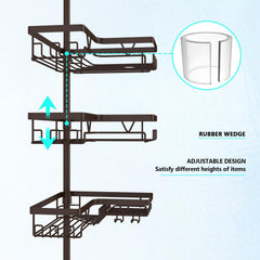 DAOYA gros plan finition bronze résistante à l'eau et aspect élégant