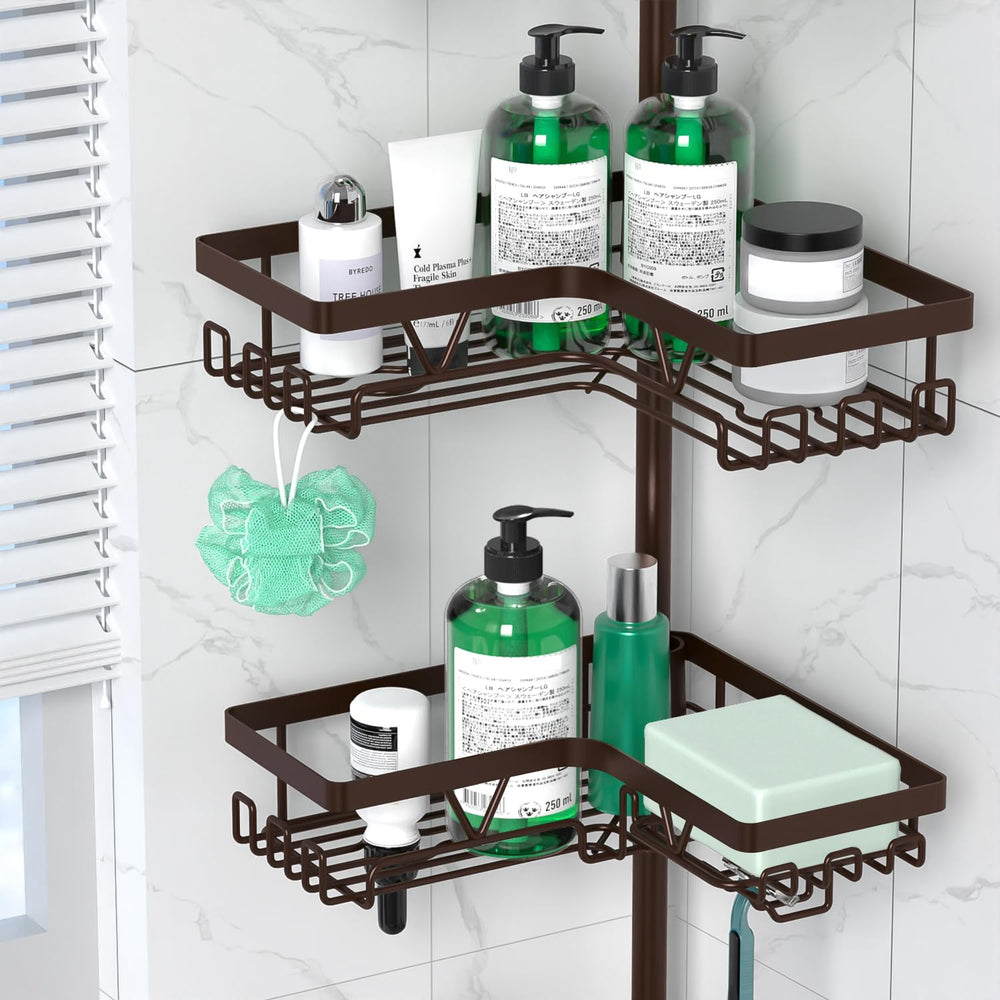 DAOYA panier ajustable avec porte-savon intégré pour rangement modulable
